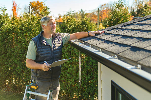 Professional Roofing technician working in Gore, VA